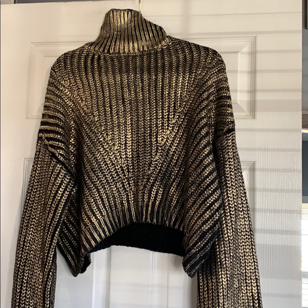 Hanifa - Reese Pullover Crop Sweater
